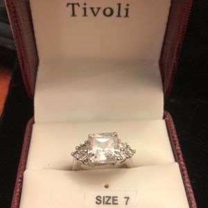Tivoli simulated Wedding Ring. Size 7.